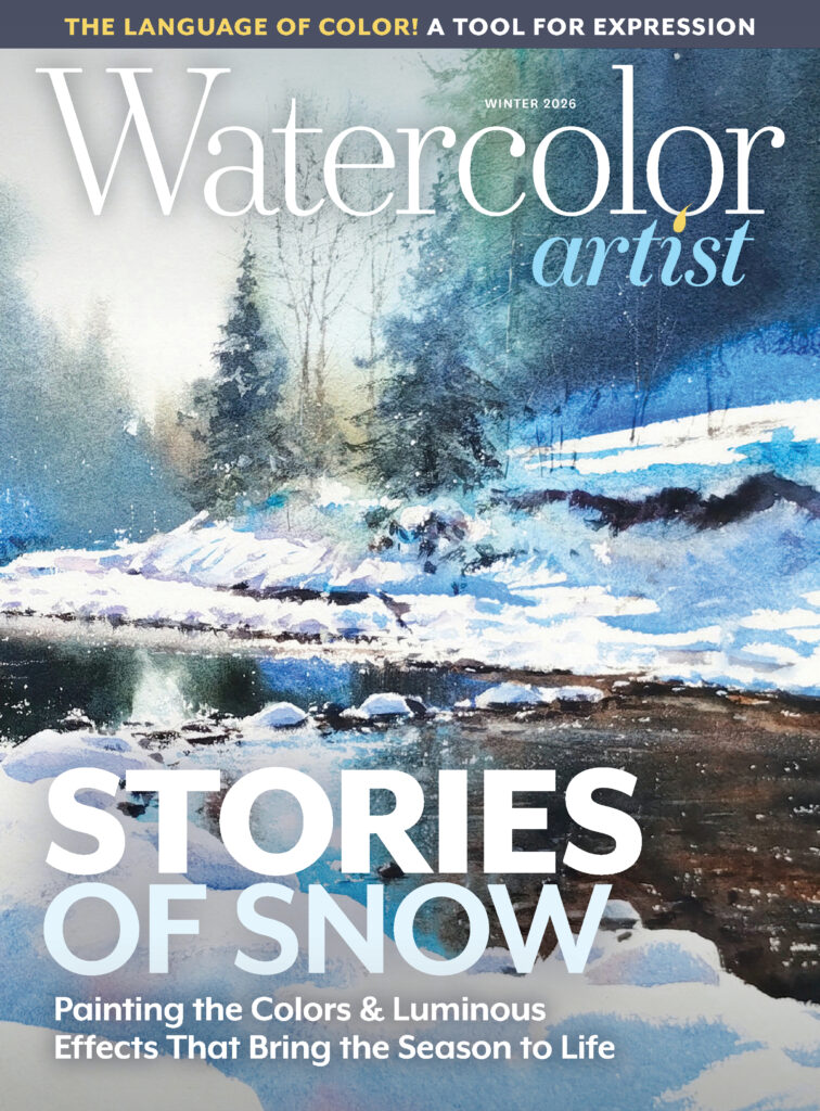 Watercolor Artist Winter 2026 cover