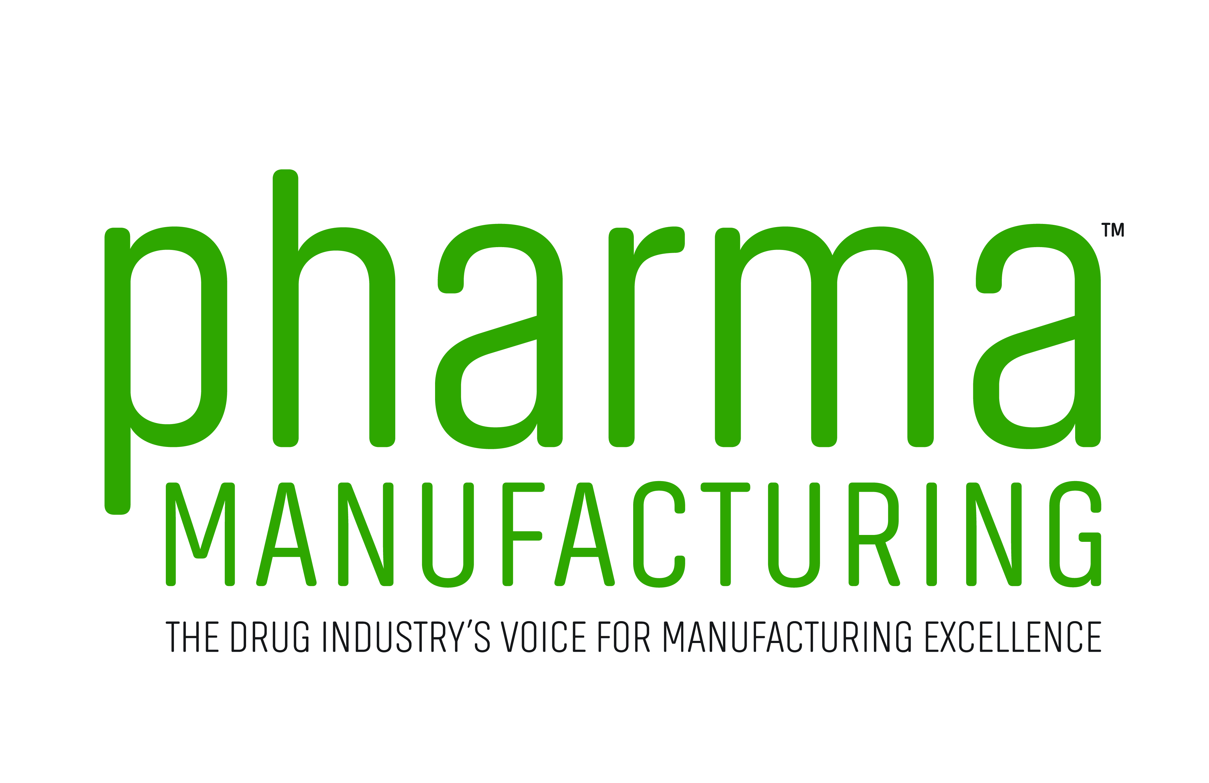 Green Text pharma Manufacturing white background